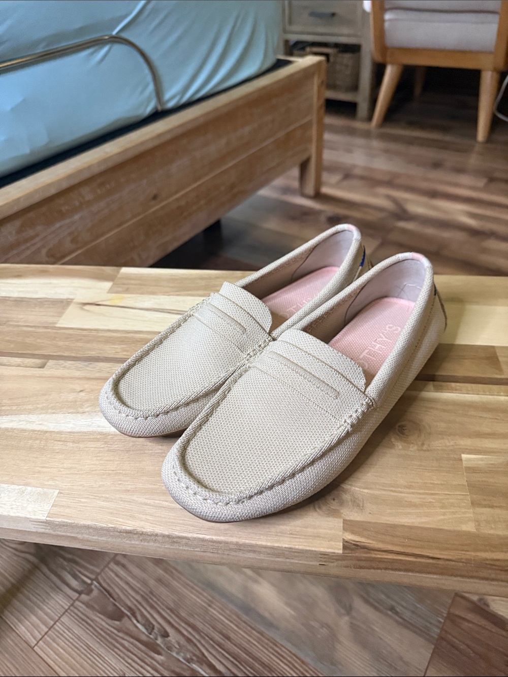 Rothy's Beige Slip-On Women's Loafers